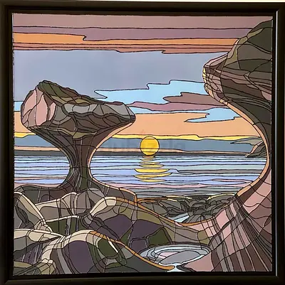 Handmade Glass Painting