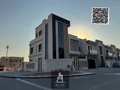Luxury villa cornar modern modern design in Al Yasmin area opposite Rahmaniya Sharjah Ground and Fir