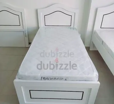 Stylish and Modern White Bed Frame for Sale 90X190 CM