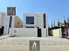 A villa for sale, a modern design on Sheikh Mohammed bin Zayed Road, directly near the mosque, inclu