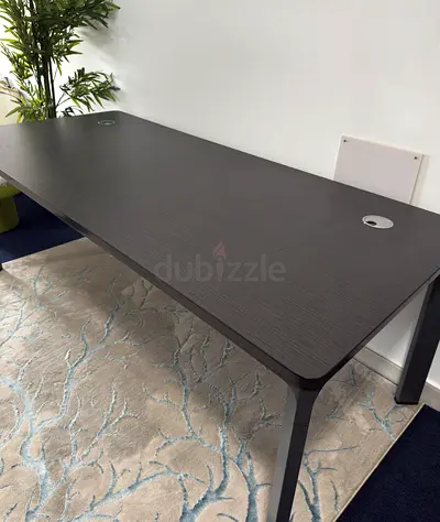 Stylish Dark Wood Study Table for Sale