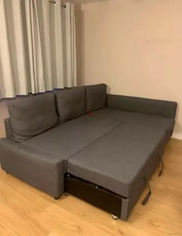 Comfortable and Stylish Grey Sectional Sofa with Storage