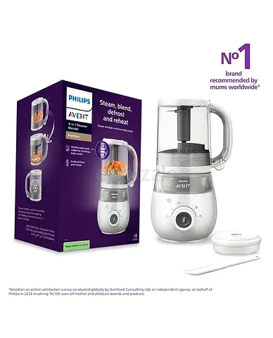 Philips Avent 4-In-1 Healthy Baby Food Steamer Baby Food Processor