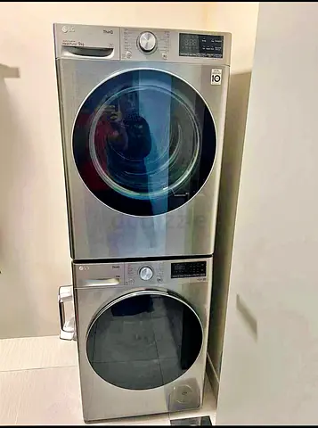 LG ThinQ 9kg Washer  9kg Heat Pump Dryer Set sapret sapret – Latest Version