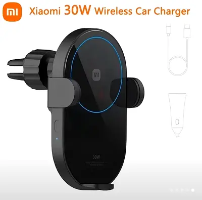 Xiaomi 30W Wireless Car Charger - Fast and Convenient Charging on the Go!