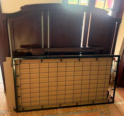 Pottery barn Elegant Wooden Bed Frame with Premium Slat Support