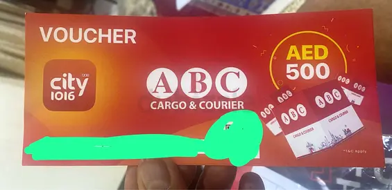 ABC Cargo voucher
