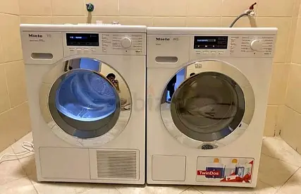 Miele 8kg washer 8kg dryer set