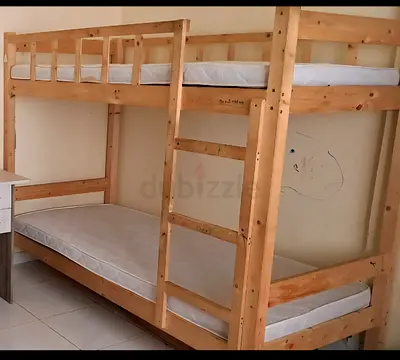 Bunkbed wodden with matters