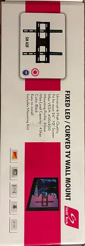 New LED / CURVED TV WALL MOUNT 26”-70”