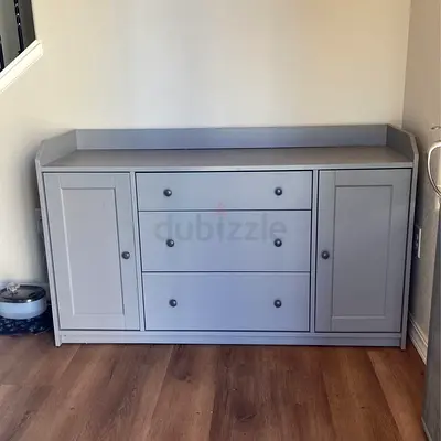 Stylish Grey Storage Cabinet for Sale
