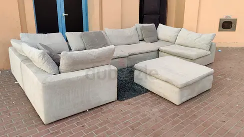 Pan home pianca feather filled Modular Living room Sofa Sets