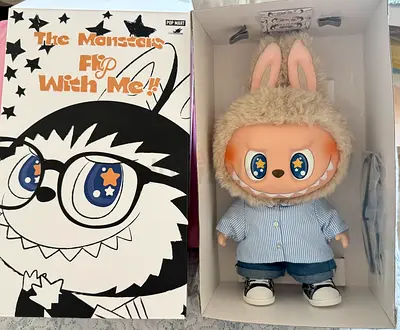 Labubu the monster - The Adorable Flip Doll with Bunny Ears!