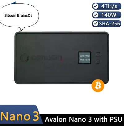 Solo mining Bitcoin Canaan Avalon Nano 3 Miner - Unleash Your Crypto Potential