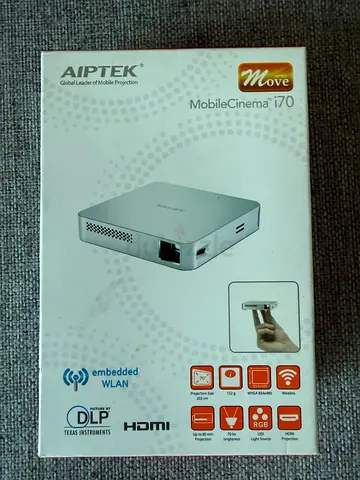 Projector AIPTEK MobileCinema i70 – Compact Wireless Projector | Excellent Condition