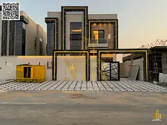 Villa for sale in Al Zahia, Ajman - 5 bedrooms, two floors plus a roof terrace - Central air conditi