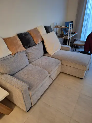 Sofa Bed 3 seats with chaise longue