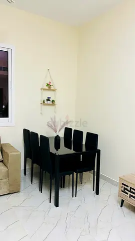 6 Seater Dining Set Black for Sale