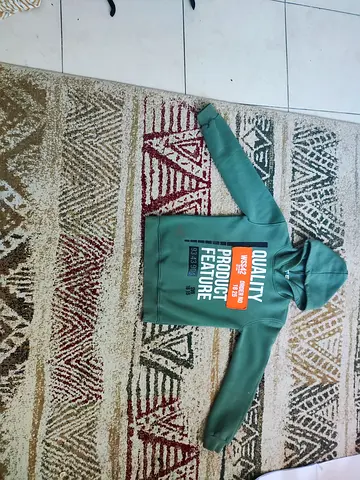 Green hoodie 12 to 13yr