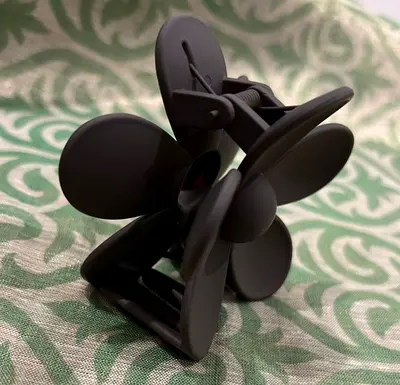 Flower hair claw clip