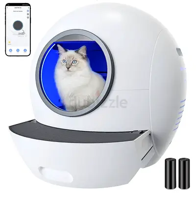 ELS PET Self-Cleaning Cat Litter Box: Extra Large Automatic Litter Box for Multi Cats, Smart Litter