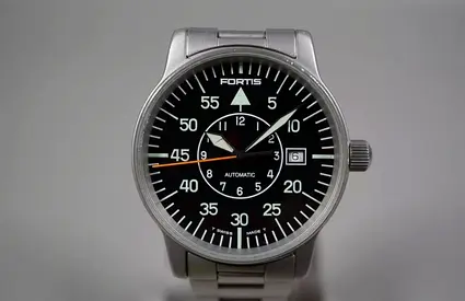 Fortis Flieger Cockpit Black Dial Automatic Pilots Watch
