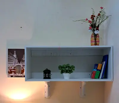 2 Wooden wall shelf 200 only