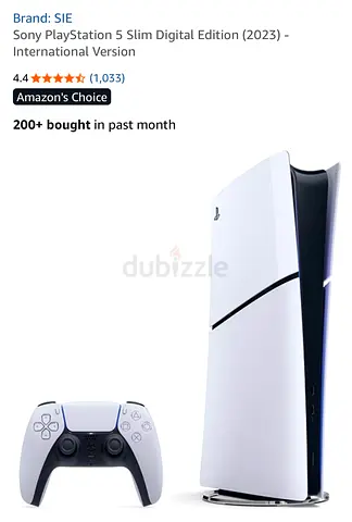 Unleash the Power of Gaming with Sony PlayStation 5 Slim Digital Edition!