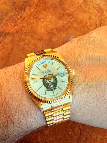 بول بوهر – أوتوماتيك 36 ملم من الذهب الخالص عيار 18 - Paul buhre full 18k solid gold automatic 36mm