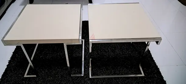 Multipurpose waterproof tables with matel frame