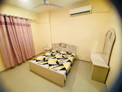 Family room with attached bathroom