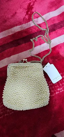 Chic Pearl-Embellished Evening Bag - Perfect for Any Occasion!