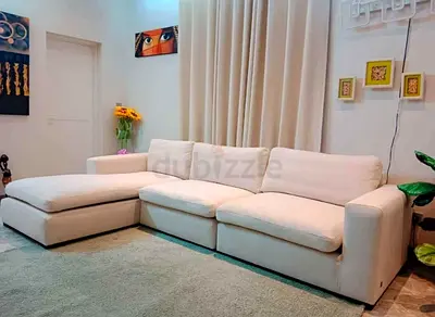 Like new condition marina home white sofa