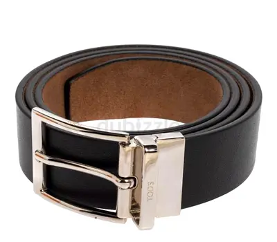 Tods Men Black Leather Belt