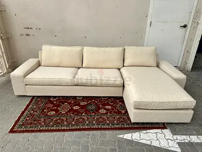 Ikea Kivik L shape sofa beige color