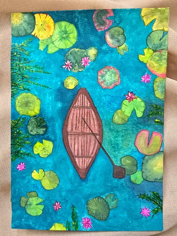 Original Hand-Painted Art on Paper – Small Affordable Pieces