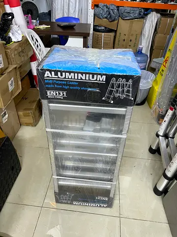 Brand New Aluminum Storage Shelf - Maximize Your Space!