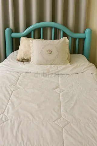 Charming Childrens Bed with Cozy Bedding