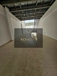 Showrooms for rent in Al Jurf Industrial Area, Ajman, with areas of 2500 and 3250 feet with mezzanin