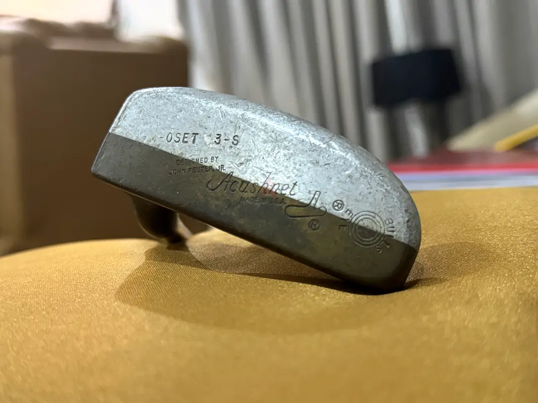 Putter Titleist Acushnet Bullseye – Original Vintage – 33 Pouces – Acier