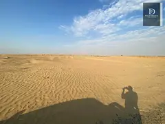 For sale in Sharjah Al Matraq area Residential investment plot, 3,608 square feet. Corner plot on tw