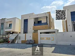 Villa for sale, a distinctive location, Modern finish, opposite Rahmaniya Sharjah, a central adaptat