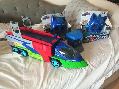 FREE DELIVERY 139 Transform Your Playtime with PJ Masks Super Jet and Catboy Masks!