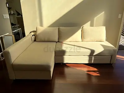 Comfortable Beige Sectional Sofa for Sale