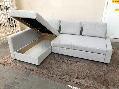 Ikea Friheten sofa com bed under storage