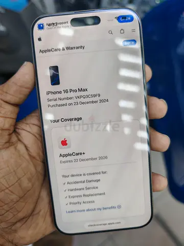 iPhone 16 Pro Max with AppleCare+ Warranty
