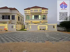 For sale: Ground and first floor villa + roof + garden with waterfall in the yard, five master bedro