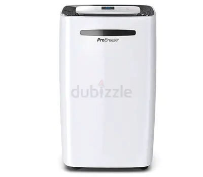 Pro Breeze 20L/Day Dehumidifier - Compressor Dehumidifier, Continuous Drainage, 24h Timer  Auto Def