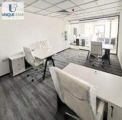 Fully Furnished Office-All Inclusive-DEWA, WIFI, Refreshments, Conference Room