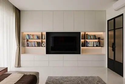 Sleek Modern Entertainment Center for Sale